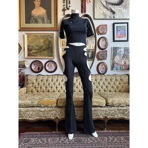 NWT Namilia Goth O Ring Cut Out Pants Size XS
